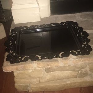 Black Halloween Decoration Platter